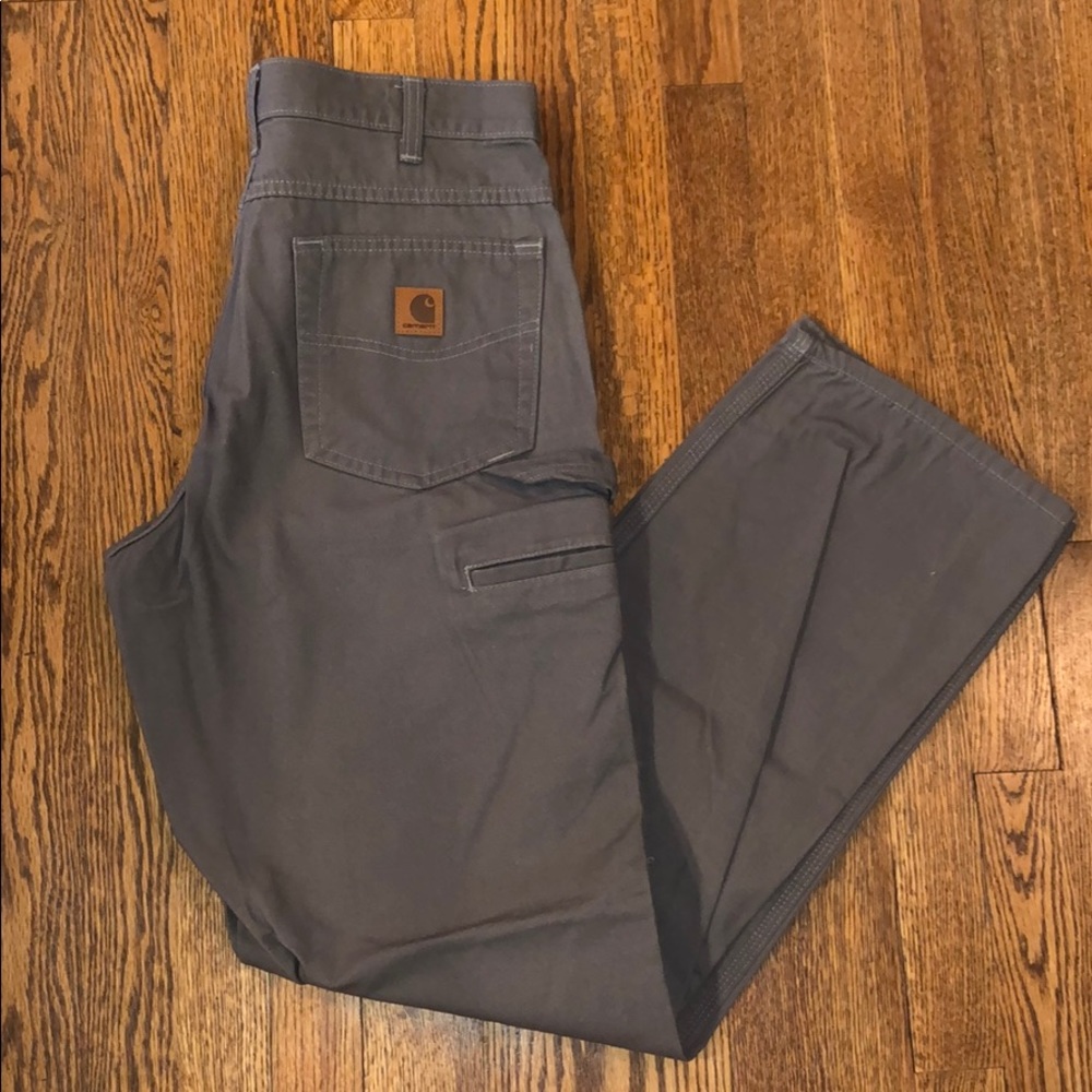 Men’s carhartt work pants - gray